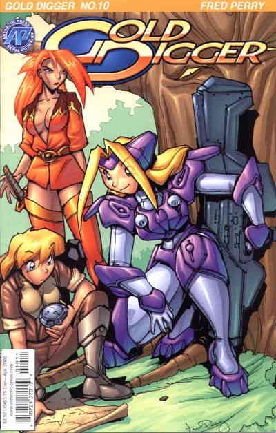 Gold Digger Issue 10 Antarctic Press April 2000 Comic Book