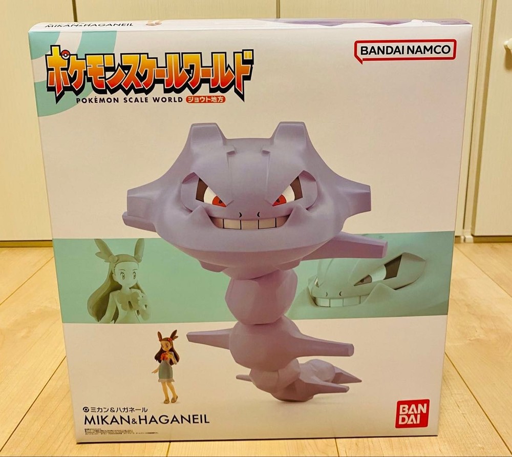 Pokemon Scale World Johto Region Jasmine & Steelix 1/20 Figure Genuine New