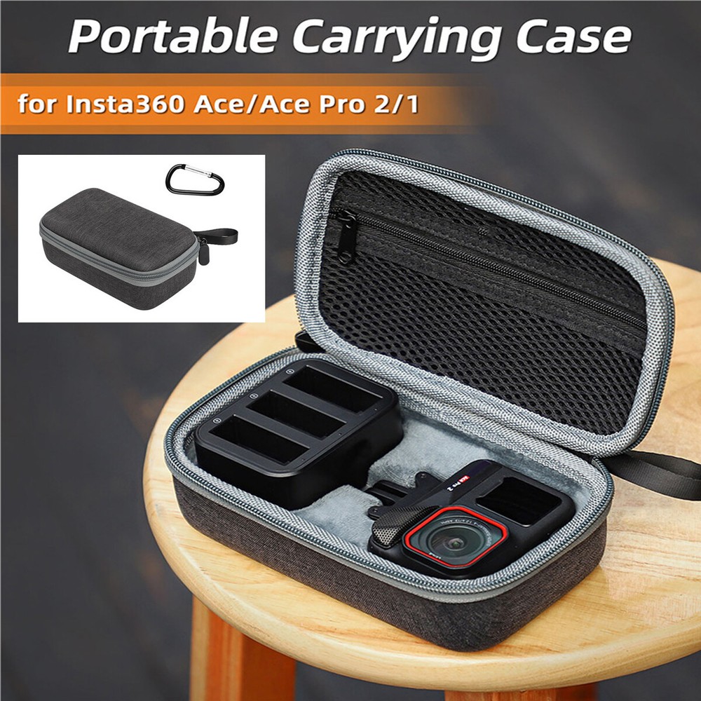Portable Carrying Case Bag For Insta360 Ace/Ace Pro 2/1 Battery & Charging Hub-image
