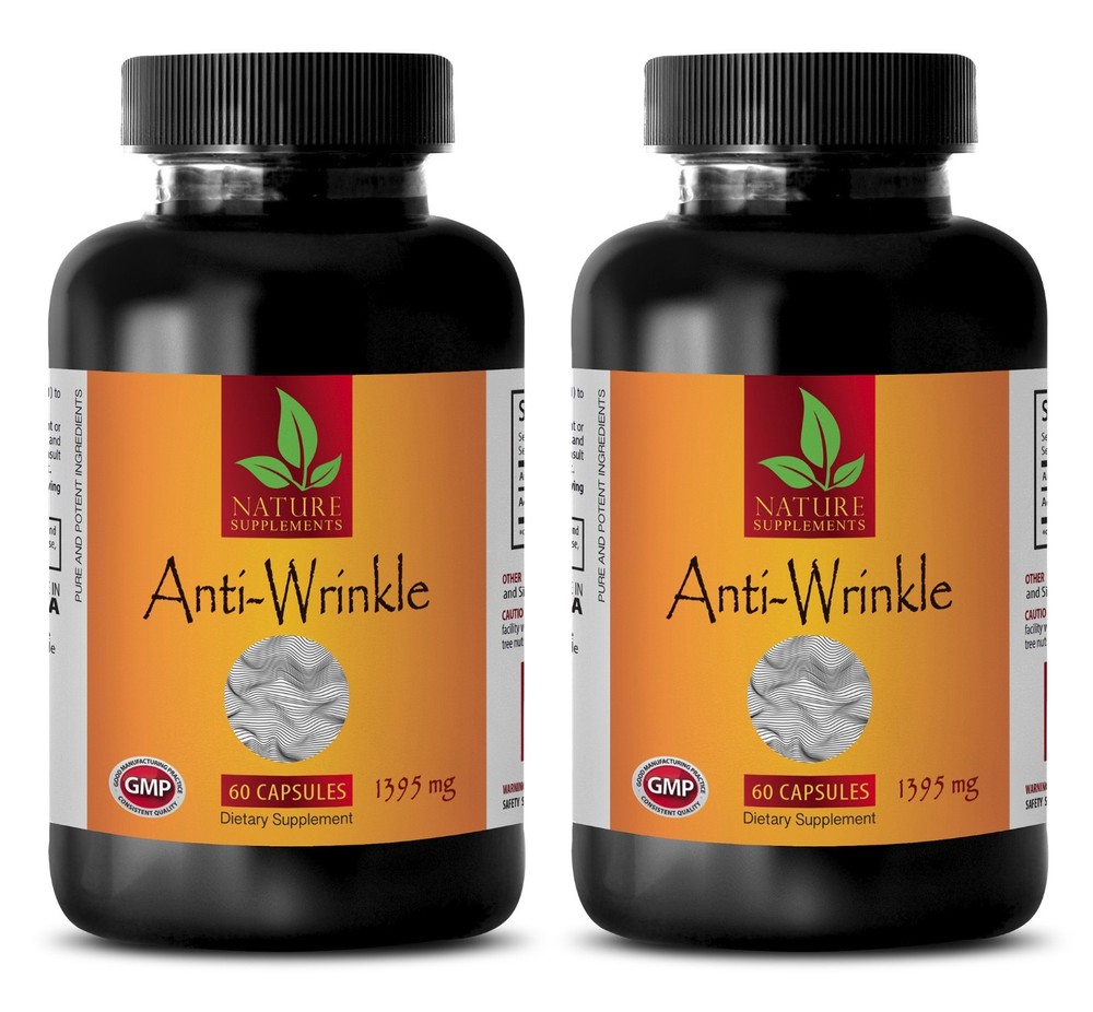 Antioxidant women - ANTI-WRINKLE NATURAL FORMULA - green tea powder - 2 Bottles