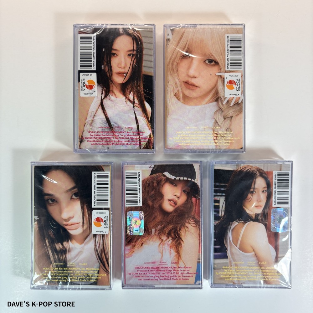 [i-dle] 7th Mini Album 'I SWAY' Special Ver. Cassette Tape (New & Sealed)