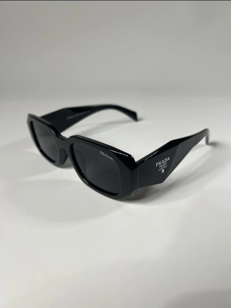 Prada PR17WS Black w Dark Grey Lens 49mm Women Sunglasses