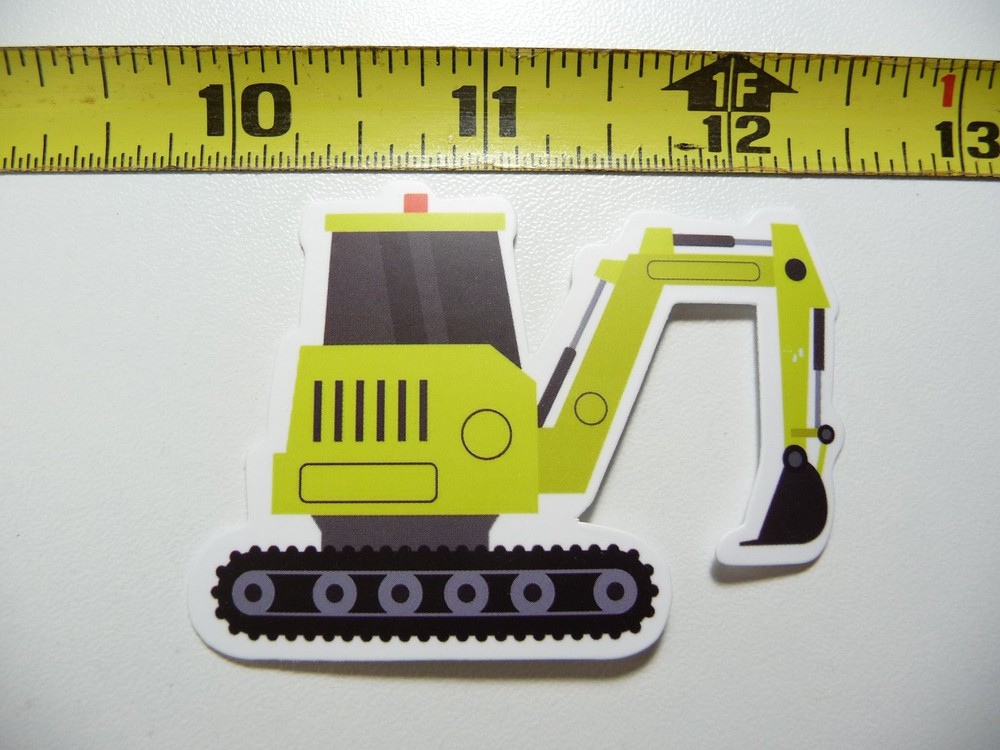 High Cab Excavator Decal Sticker for Heavy Equipment Construction