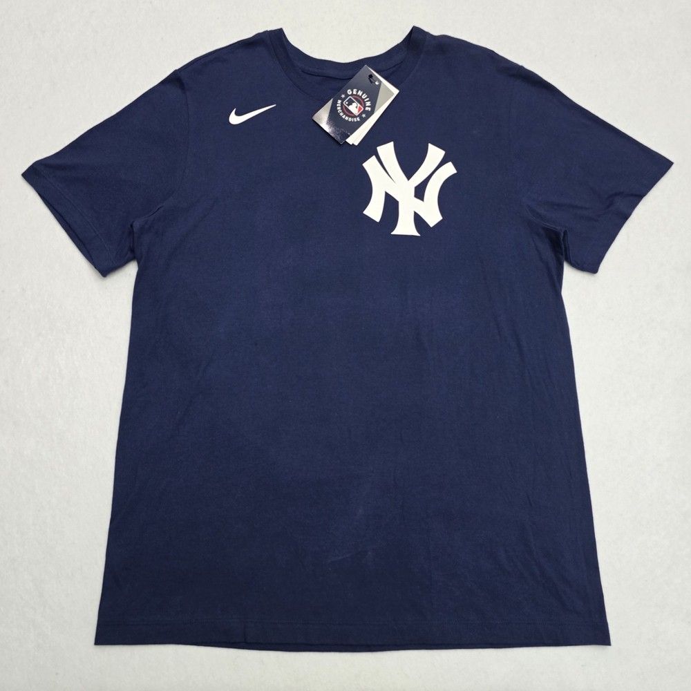 NWT Aaron Judge New York Yankees #99 Name & Number T-Shirt Mens Large Navy