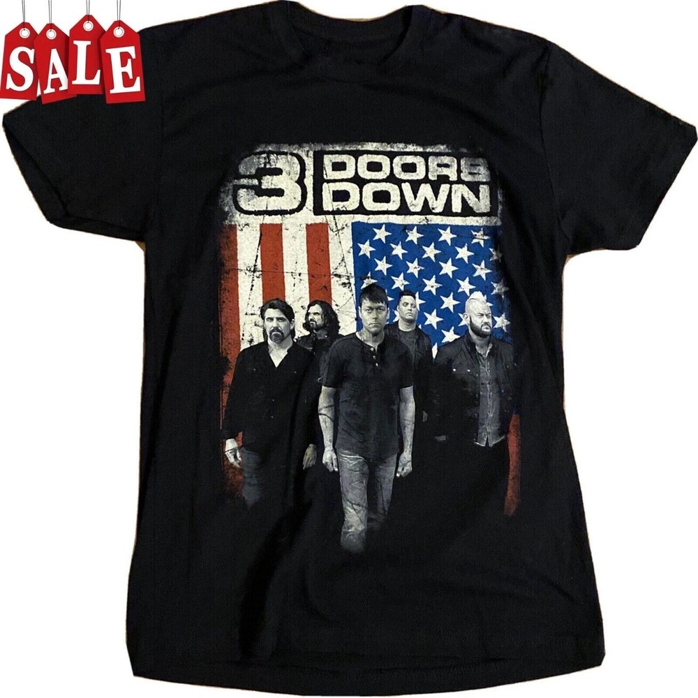 3 Doors Down Band Tour T Shirt Cotton Unisex Shirt S - 4XL