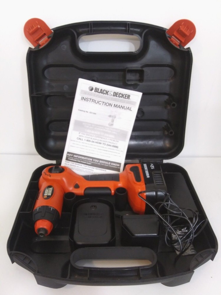 Black Decker 12V Cordless Screwdriver XD1200 Battery Issue Fix