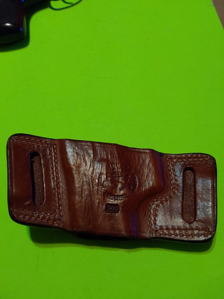 Nevada Gun Leather Right-Hand Brown Pancake Holster for 1911 45 ACP 38 Super