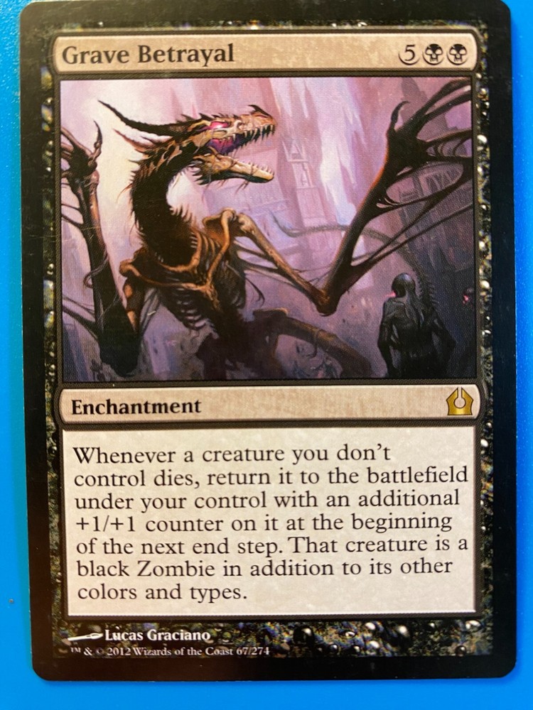 MTG 1x Grave Betrayal # 67 Return to Ravnica Magic the Gathering Card x1 NM