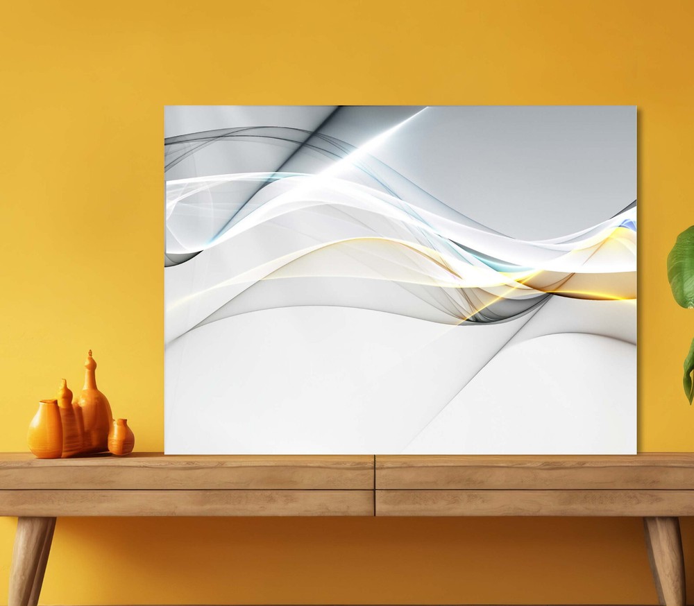 Elegant Abstract Design 5mm thick Plastic Poster Ready to Hang 60x45cm