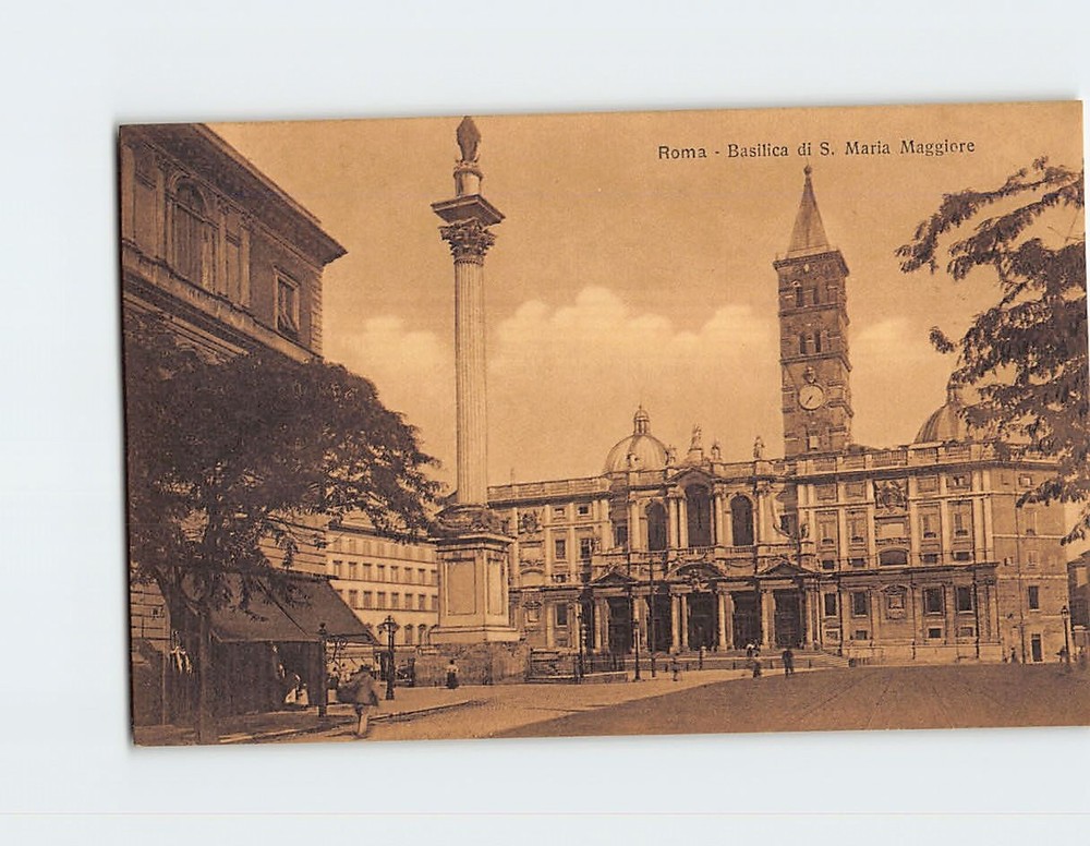 Postcard Basilica di Santa Maria Maggiore Rome Italy