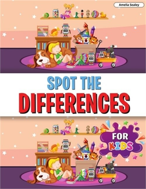 Spot the Differences for Kids: Find the Differences Book for Kids, A Fun Search