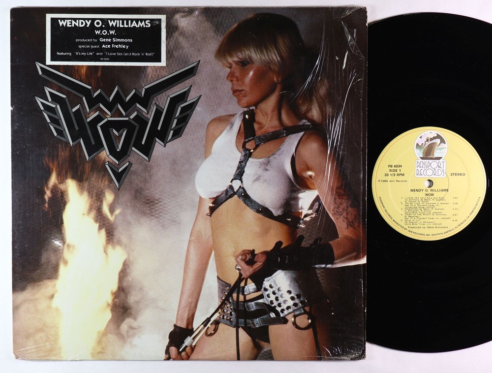 Wendy O. Williams - WOW LP - Passport VG++ Shrink