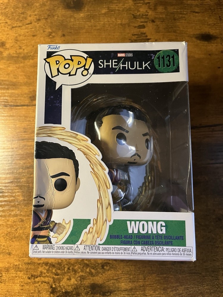 Funko Pop! Marvel She Hulk Wong #1131 Vinyl Figure Box Damaged