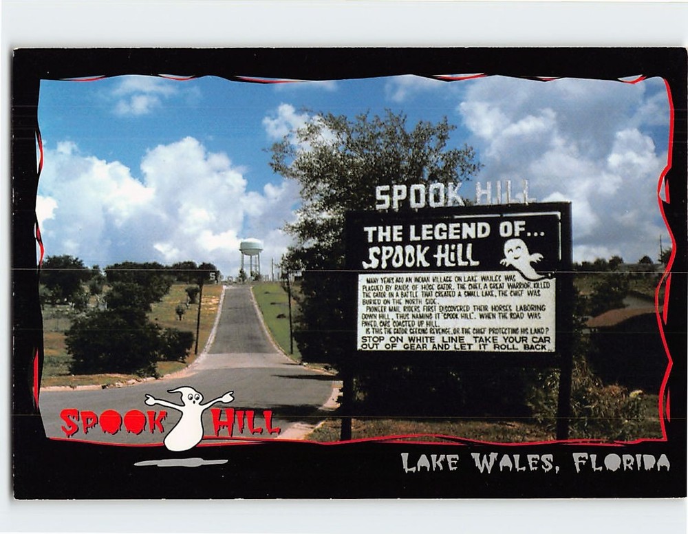 Postcard Spook Hill Lake Wales Florida USA