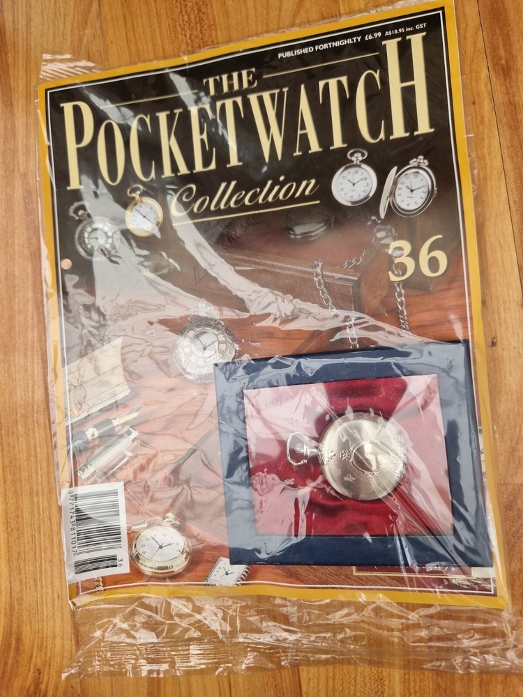 HACHETTE CLASSIC POCKET WATCH COLLECTION - FLORAL 1880S STYLE WATCH #36 + MAG