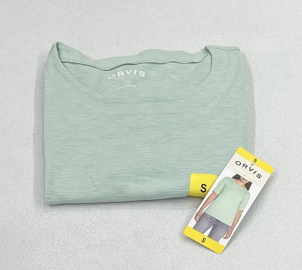 Orvis Women's Classic Collection Crew Neck T-Shirt, Green, Size S