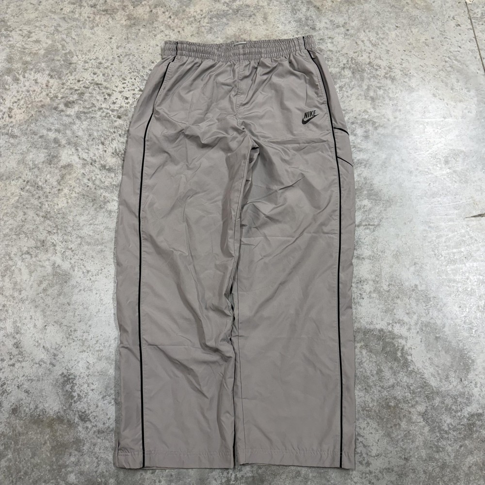 Nike Track Pants Mens XL Gray windbreaker wide leg baggy y2k skater hip hop