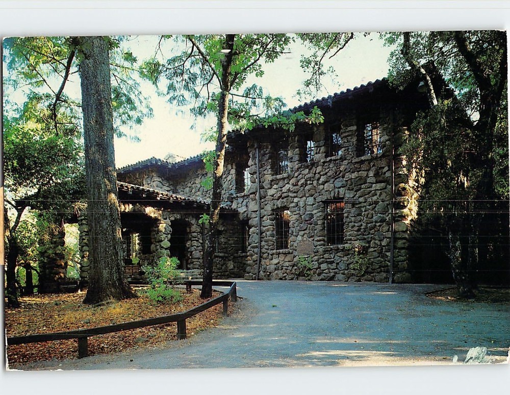 Postcard House of Happy Walls Jack London State Park Sonoma California USA