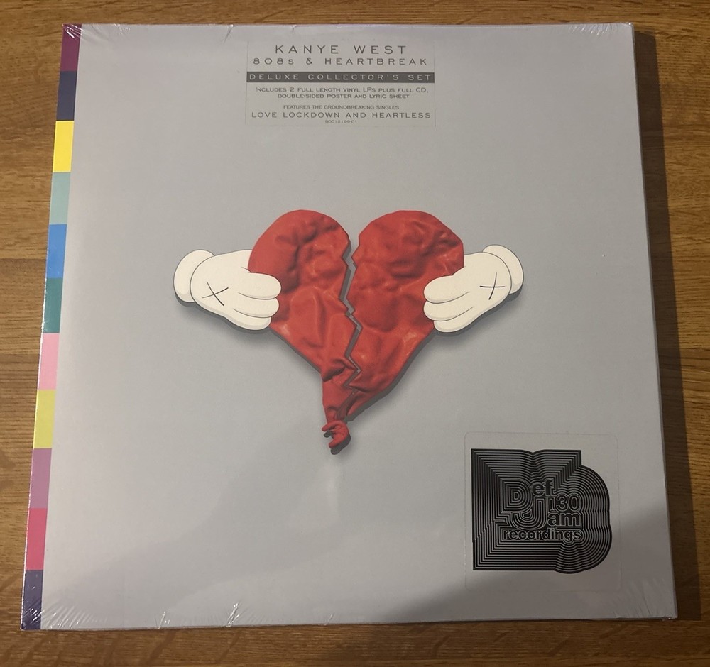 Kanye West 808s & Heartbreak Vinyl Record 2 LP + CD Poster NEW SEALED
