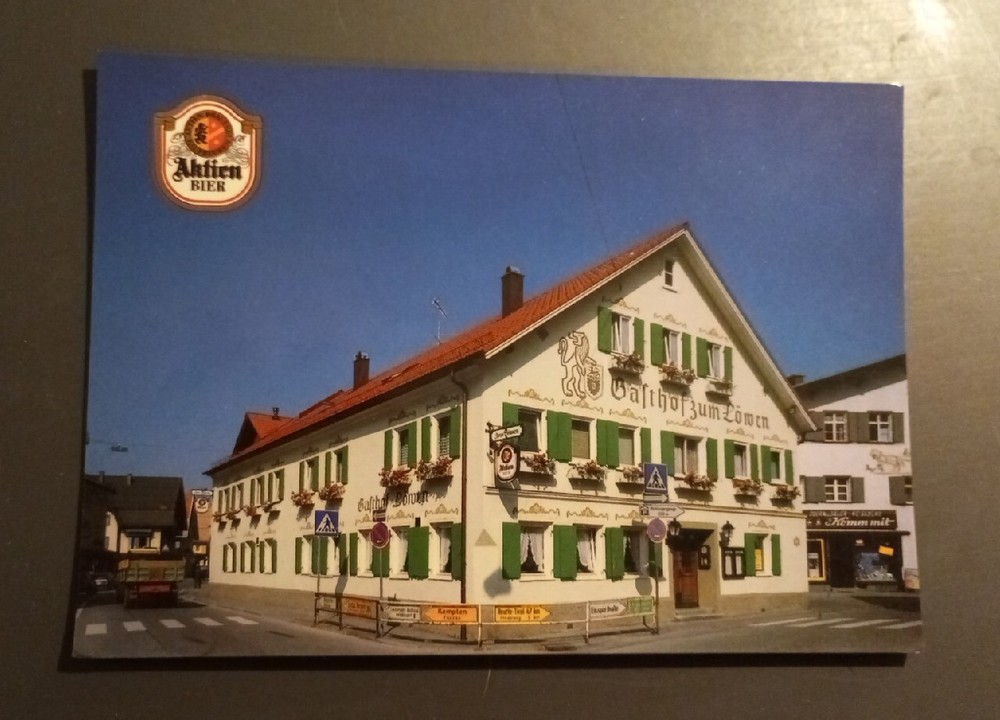 Postcard Sonthofen 8973 - Gasthof zum Löwen