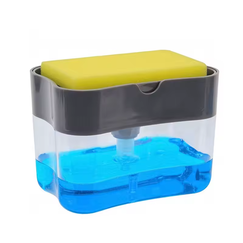 Washing Detergent Press Cleaning Pot Brush Kitchen Style Automatic Liquid Dispen