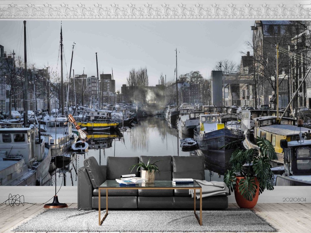 3D City Landscape Wall Murals Wallpaper Murals Wall Sticker 8