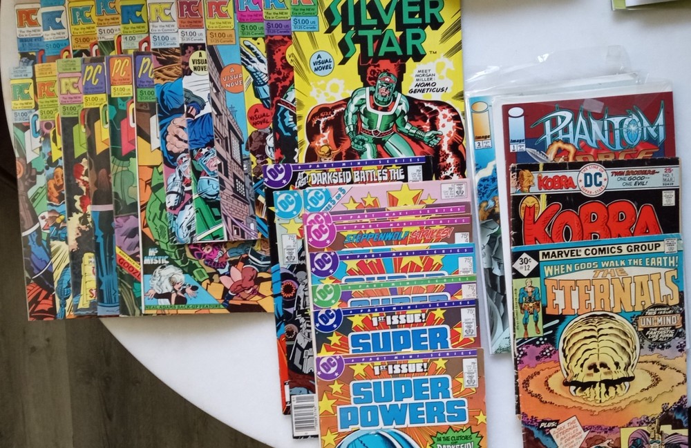 Jack Kirby Lot: Captain Victory(#3-13), Silver Star (#1-6), Super Powers(#1-6)