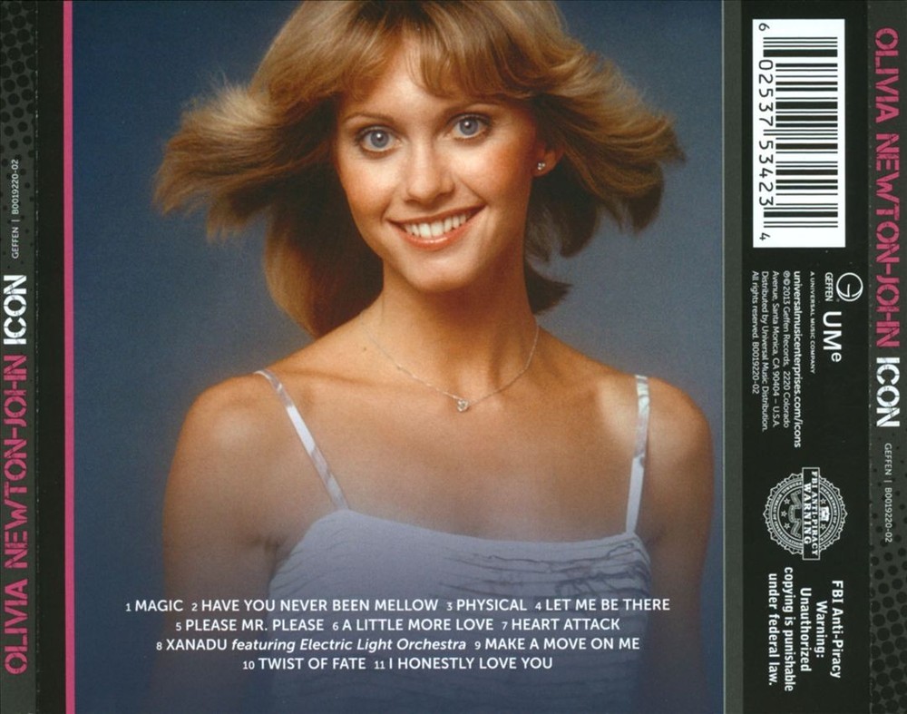 Olivia Newton-John Icon New Cd