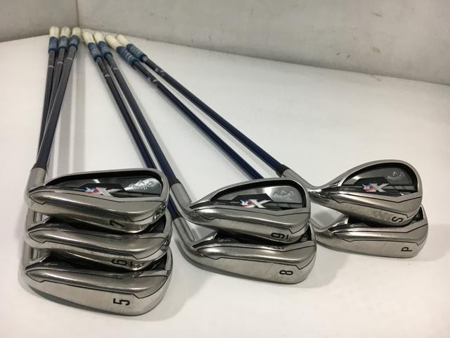 Callaway XR 2015 Iron Set 5-9 PW SW Graphite Flex S Right Handed 7pc