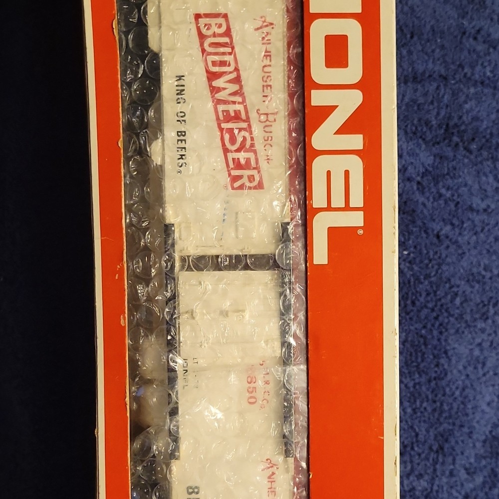 Lionel Budweiser Beer O Gauge Train Car