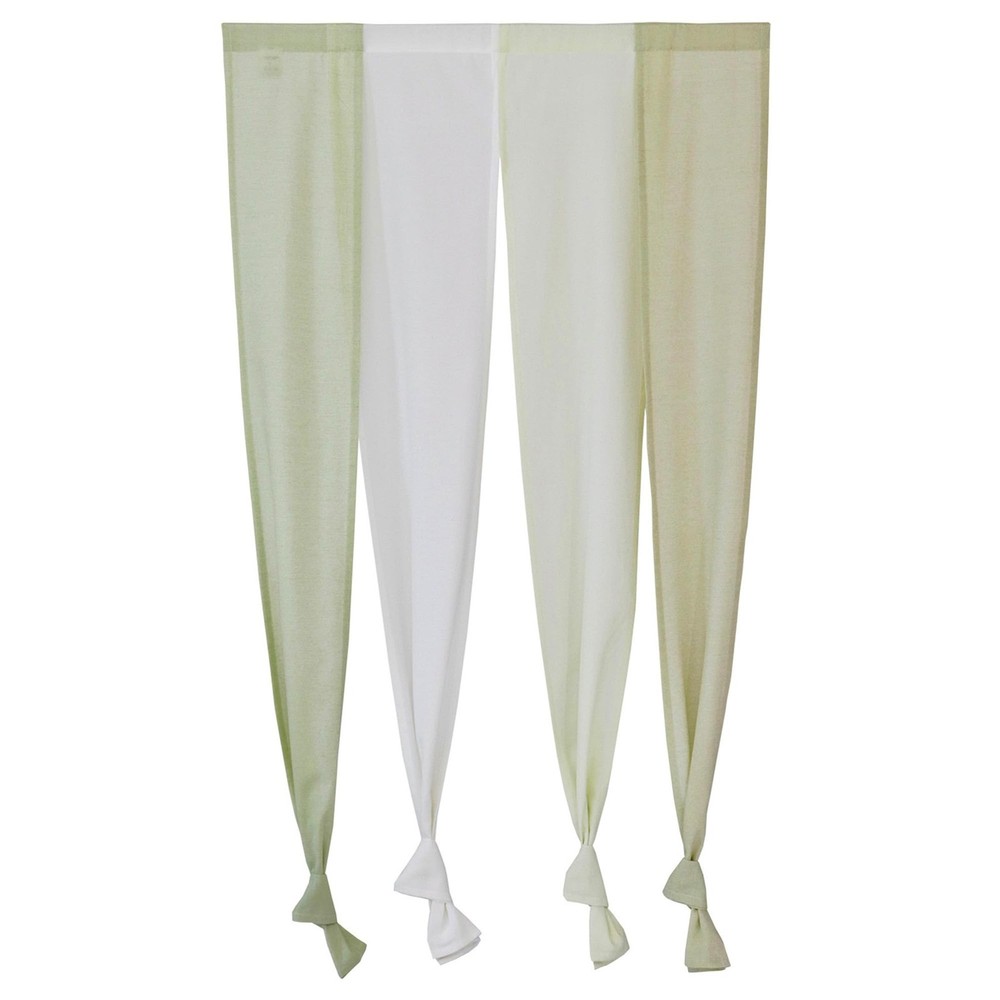 Doorway Curtain Room Divider (W33.5'xH66.9') Japanese Noren Seine (Green) Ӟ