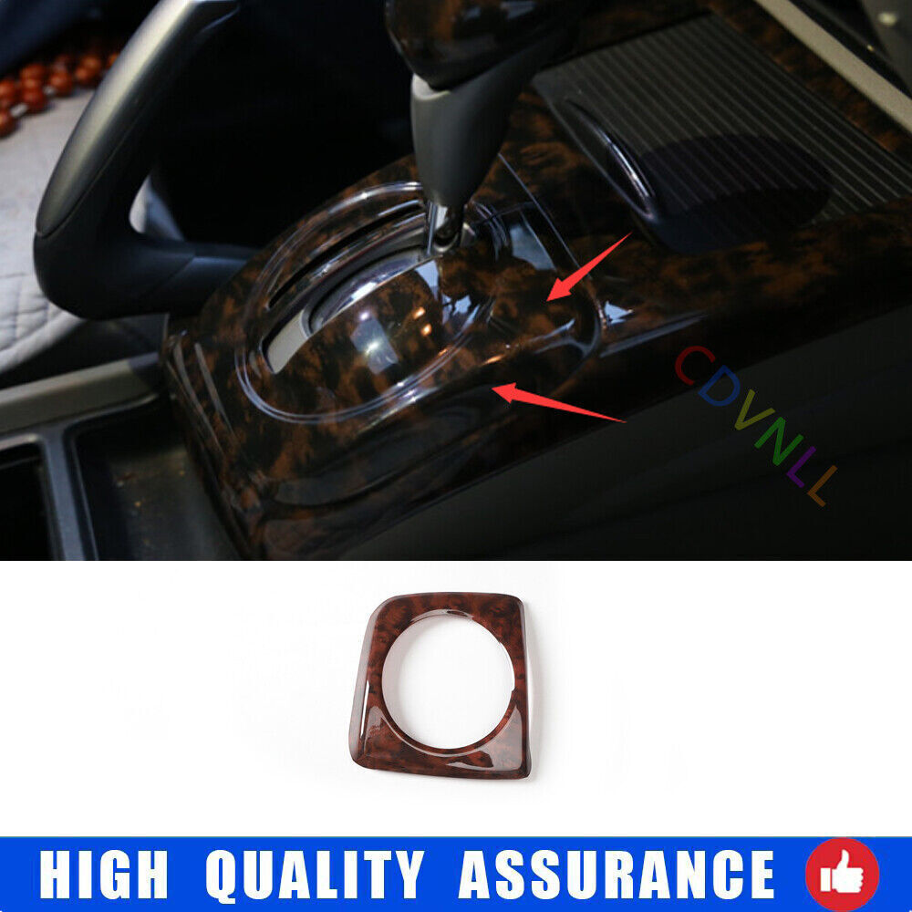 For Honda Civic 2006-2011 8th Wood Grain Central Console Gear Shift Strip Cover