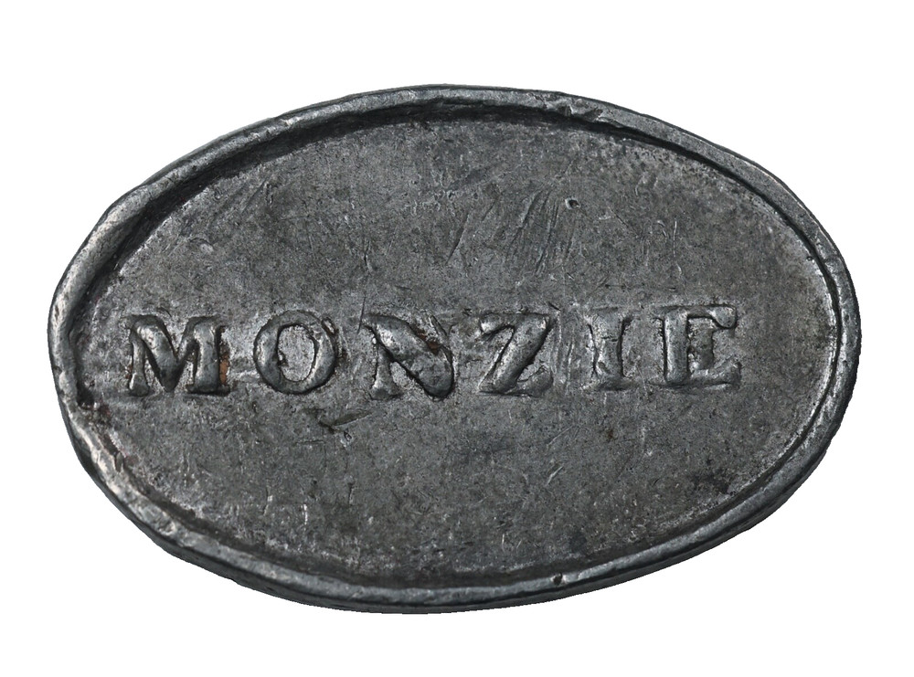Scotland 1838 Perthishire Monzie Church Communion Token Burzinski-4972