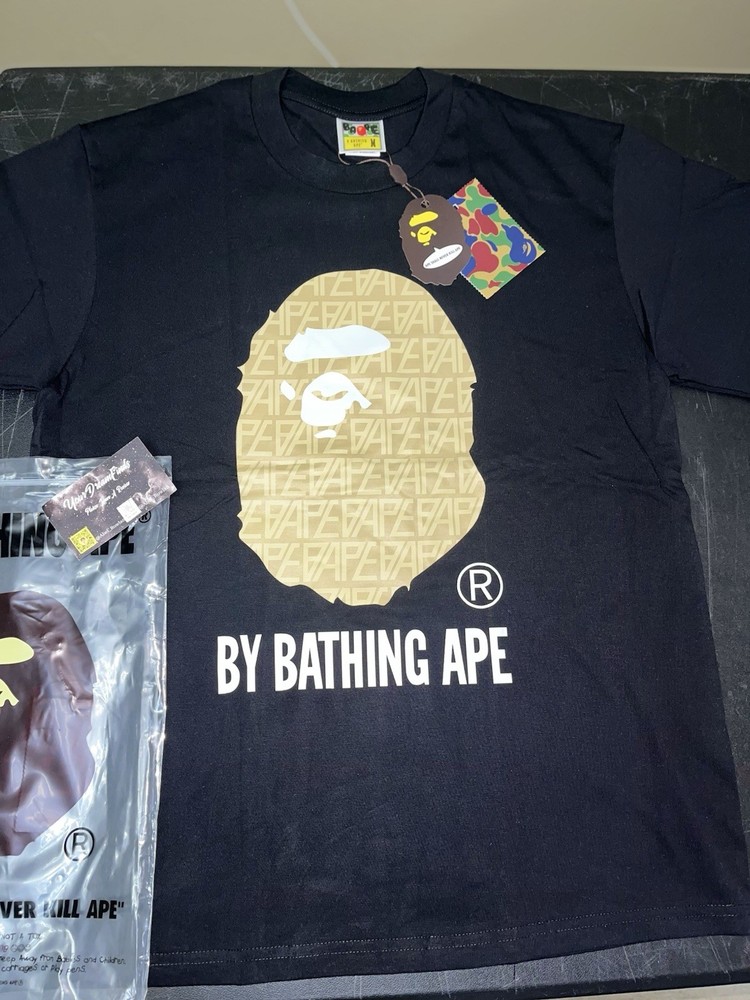 BAPE Logo Monogram T-Shirt Size Medium