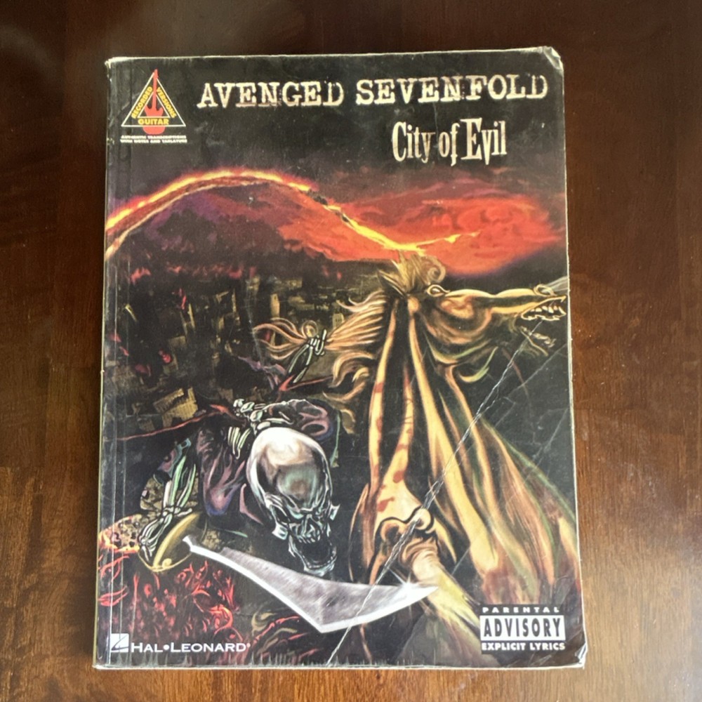Hal Leonard Avenged Sevenfold City of Evil Guitar Sheet Music Tab