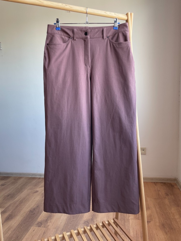 Lululemon City Sleek 5 Pocket High-Rise Wide Leg Pants Size 31