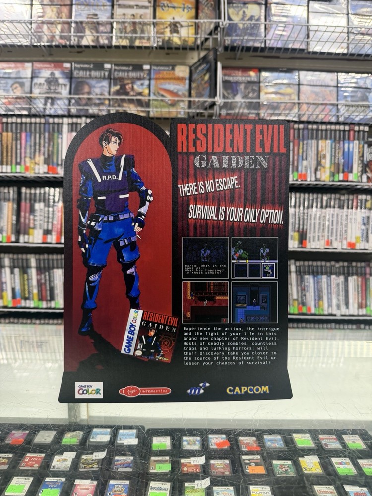 Capcom Resident Evil Gaiden Countertop Standee