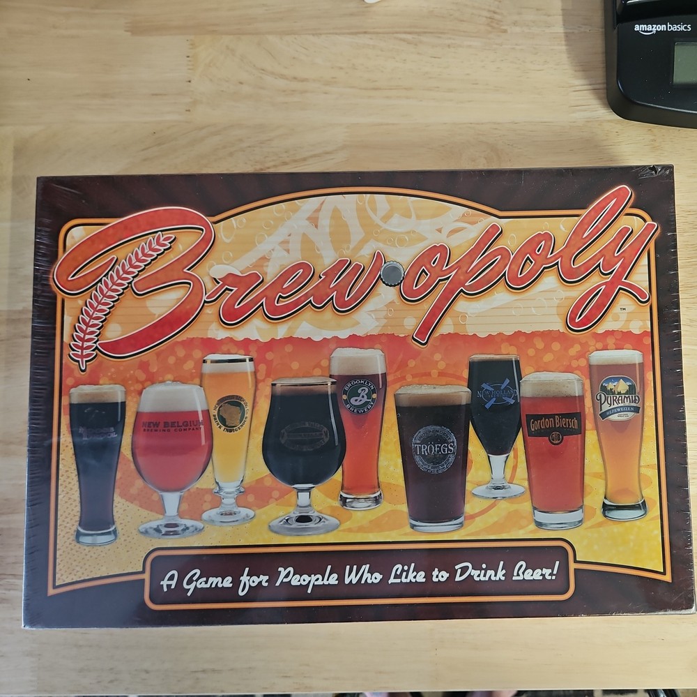 Brew-Opoly Board Game Beer Lovers Drinkers Monopoly by Late for the Sky NEW