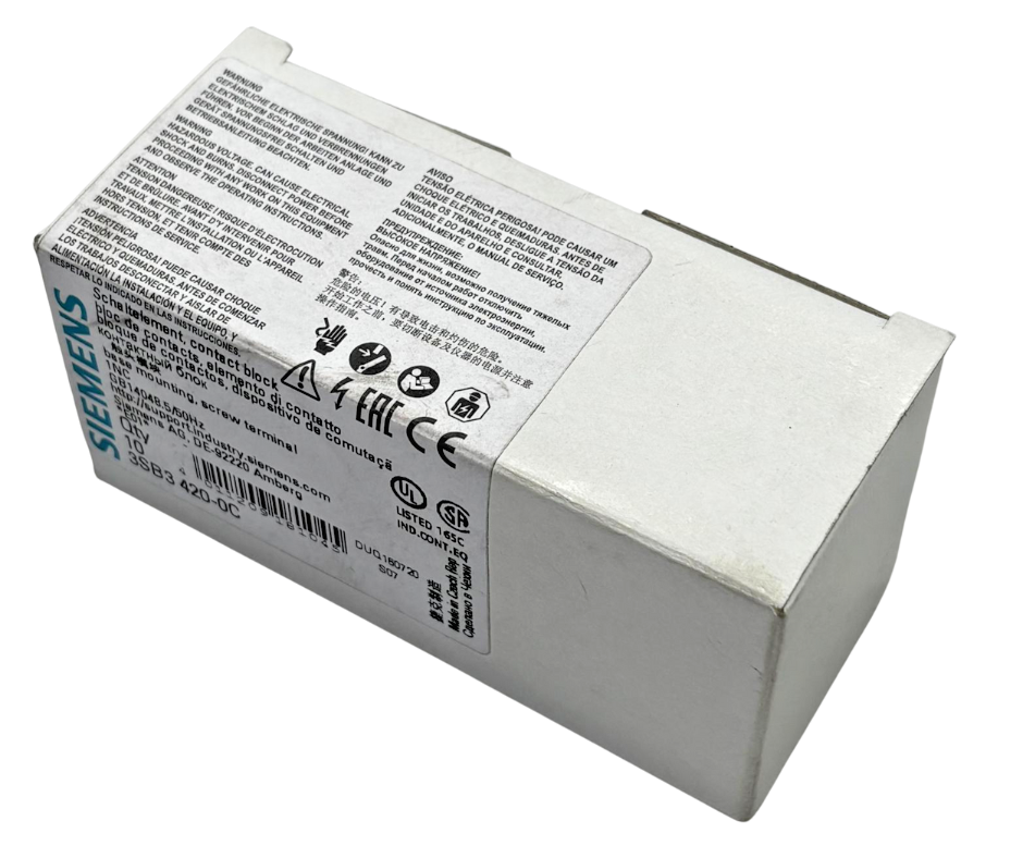 Siemens 3SB3420-0C Contact Block 1NC Screw Terminal x10 pcs