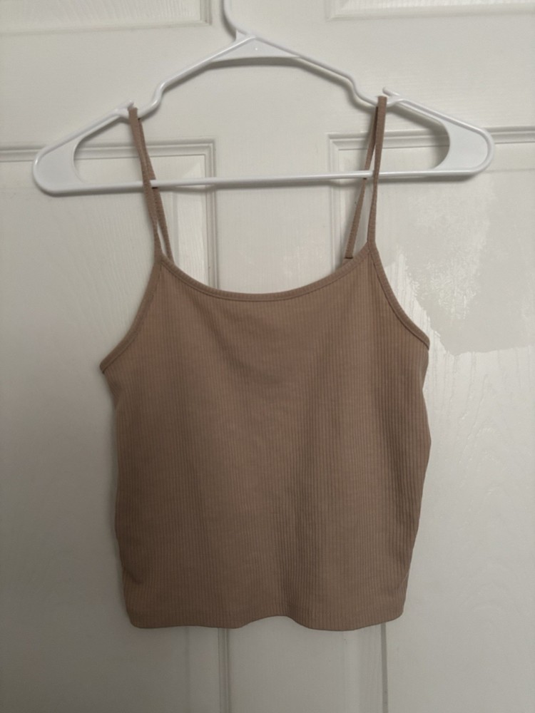 Women’s Size S Small American Eagle Crop Top Tank Top Brown