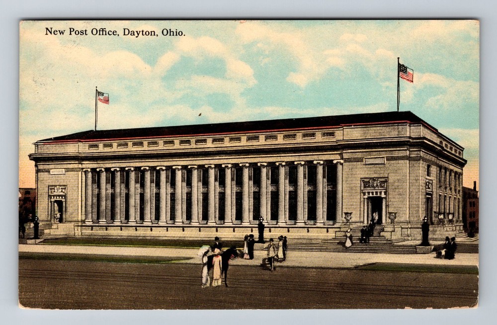 Dayton OH-Ohio New Post Office Standard Old Card View Postal Vintage Postcard PC