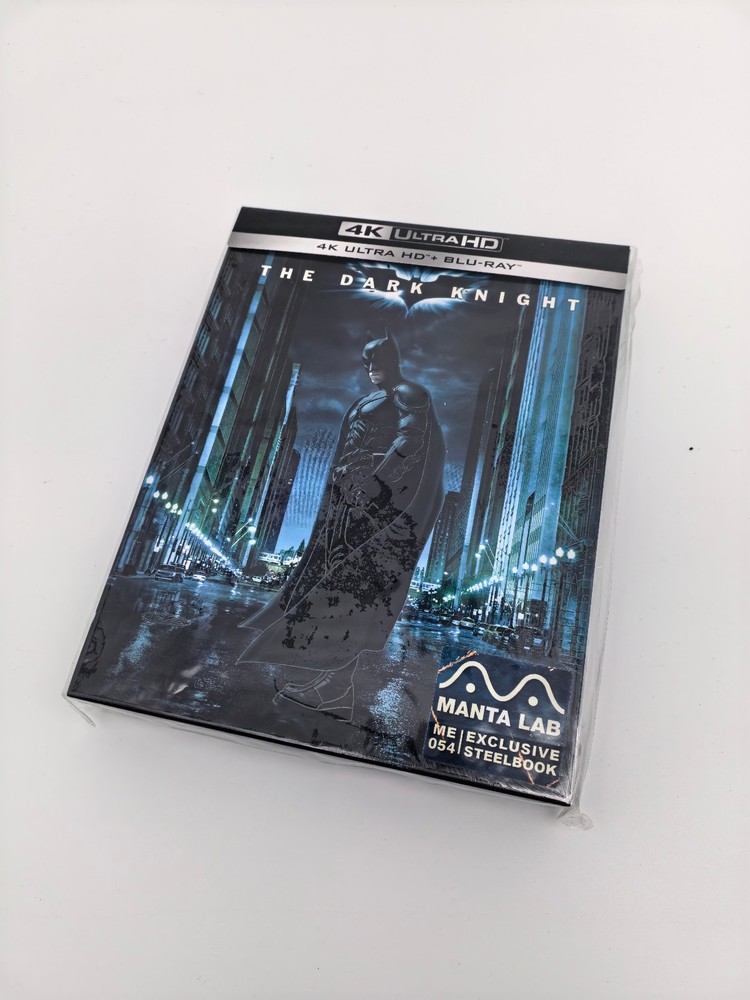 Manta Lab The Dark Knight  4K Uhd Steelbook Full Slip，New/Sealed