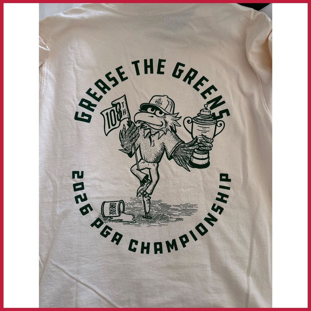 2026 PGA Championship Aronimink Grease The Greens T-shirt Remake Gildan