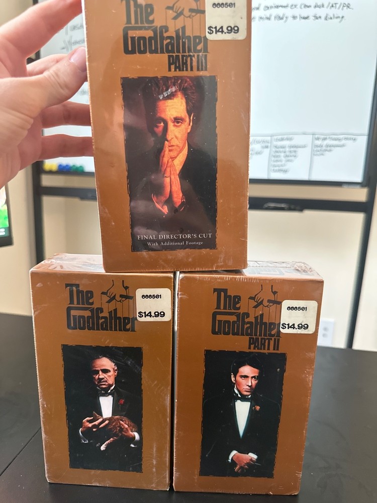 Godfather, The, 1902-1959 - The Complete Epic (VHS, 1990, 3-Tape Set)