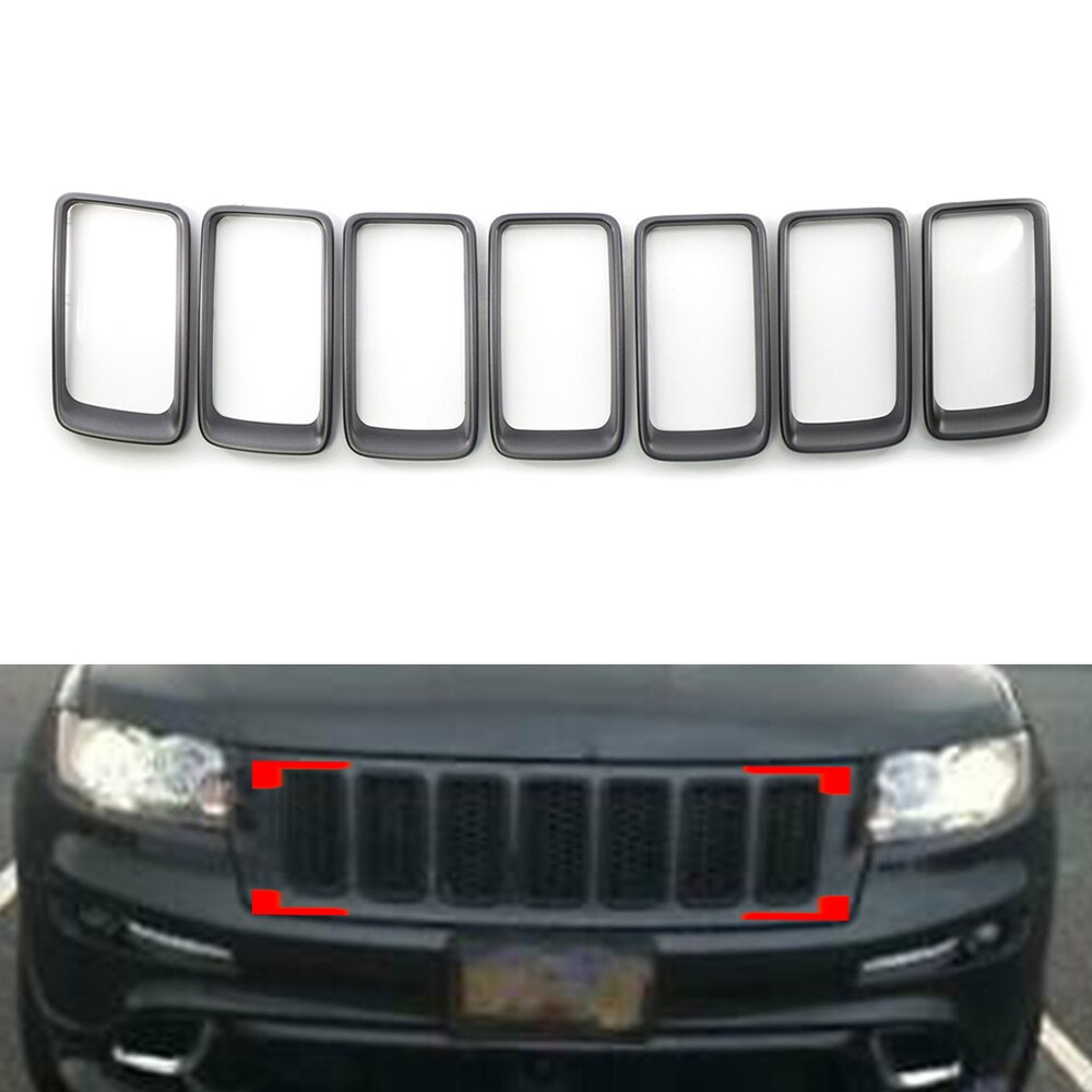 Front Bumper Center Mesh Grille Cover Trim For Jeep Grand Cherokee 2014-16 USA