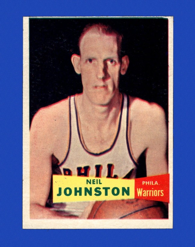 1957-58 Topps Set-Break #  3 Neil Johnston EX-EXMINT *GMCARDS*Consign with Greg Morris Cards