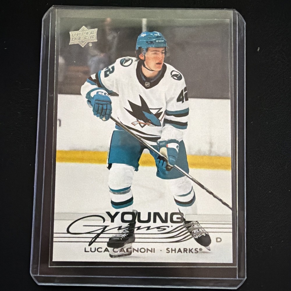 2025-26  YOUNG GUNS ROOKIE CARD - LUCA CAGNONI