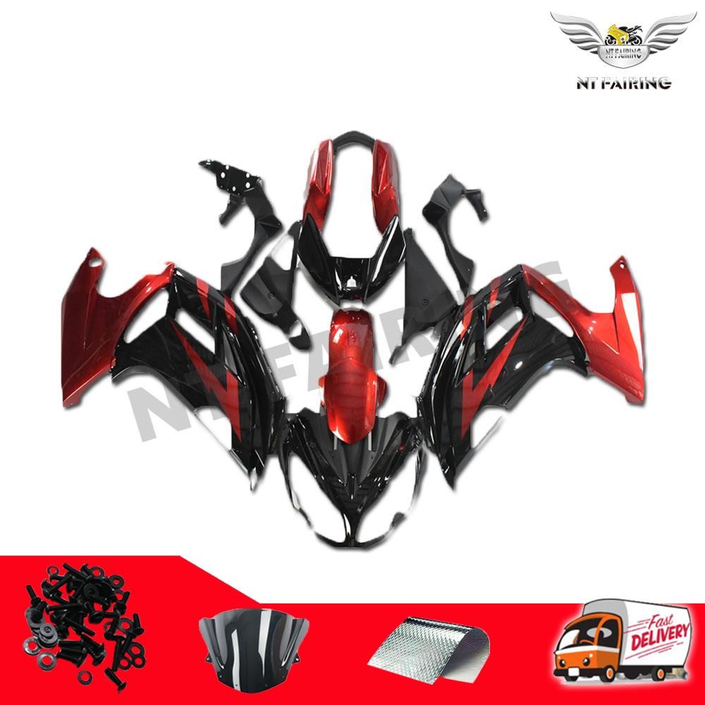 NTC Injection Red Black Fairing Fit for Kawasaki Ninja EX650 650 2012-2016 b017