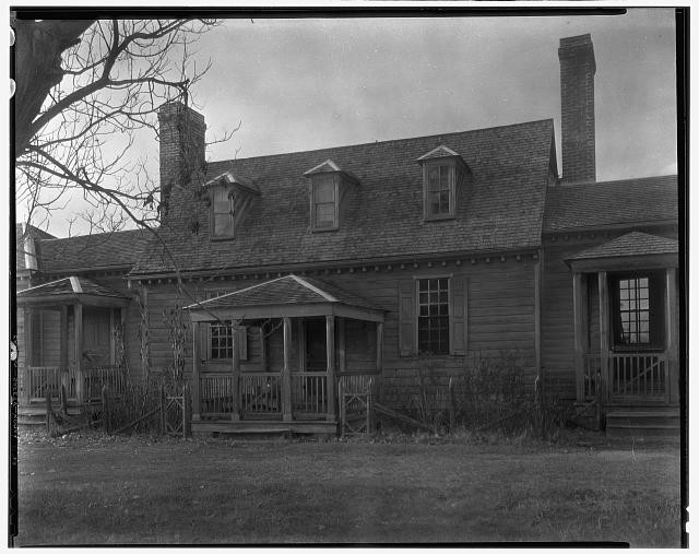 Wales Petersburg Virginia 1933 Wooden House Porches Chimney Architecture