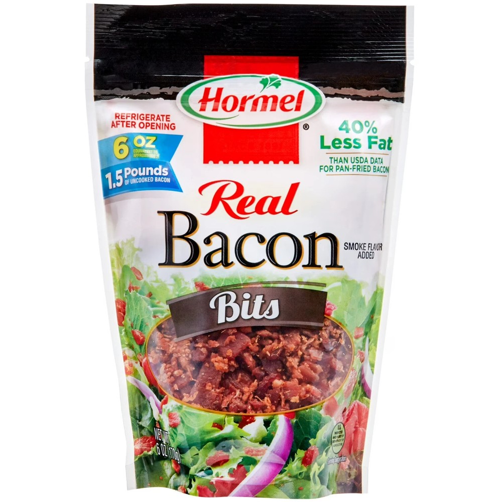 HORMEL Real Bacon Bits Topping, Salad Topping, 25 Calories per Serving, Shelf-St